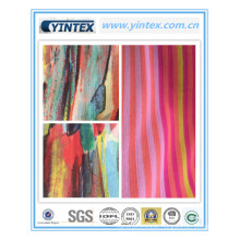 100% Poly Crinkle Ggt Printed 75D Poly Fabric